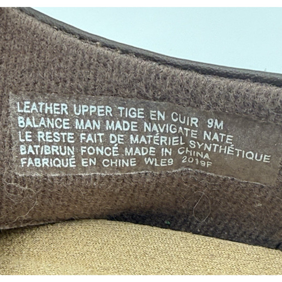Earth Origins Navigate Nate Women's 9M Brown Leather Cap Toe Slip on New - Picture 6 of 9